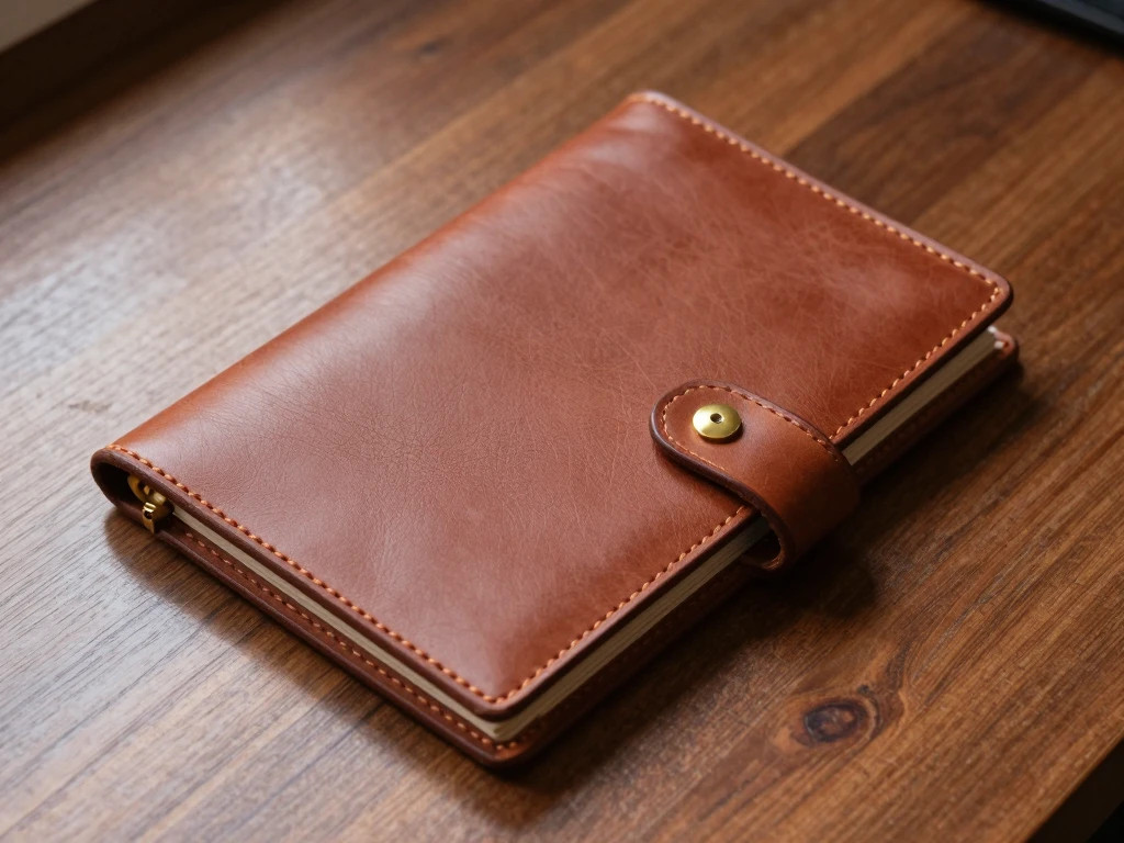 Lokeropakek Service Leather Document Holder